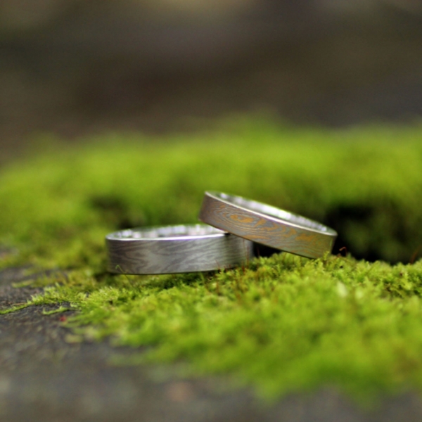 ～杢目金の結婚指輪～
