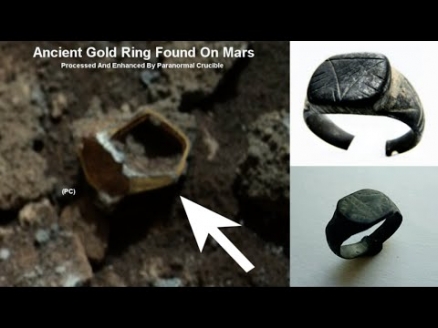 火星で指輪のようなものを発見